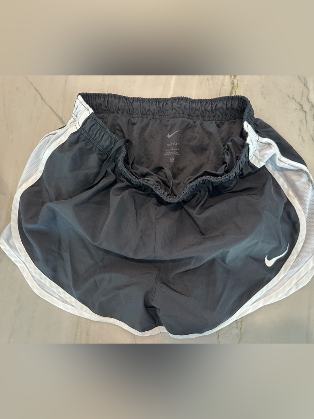 Nike Black and White Athletic Shorts